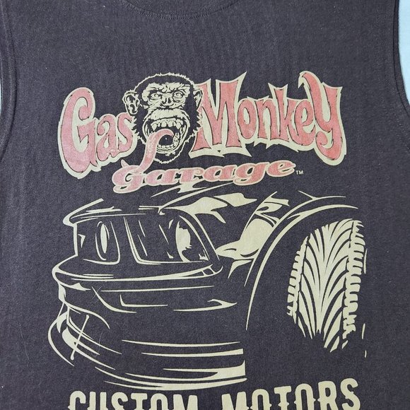Gas Monkey Garage Shirt Men's Small Sleeveless American Muscle Dallas Te… - Picture 5 of 10
